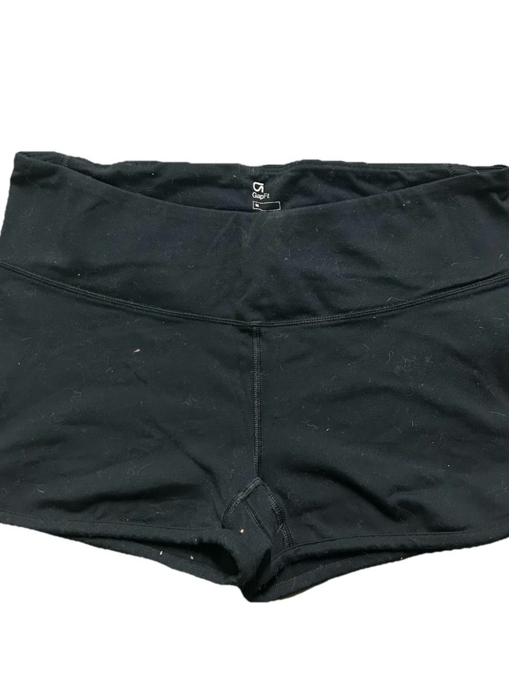 Women’s Gap Fit Black Volleyball Spandex Shorts Size Medium